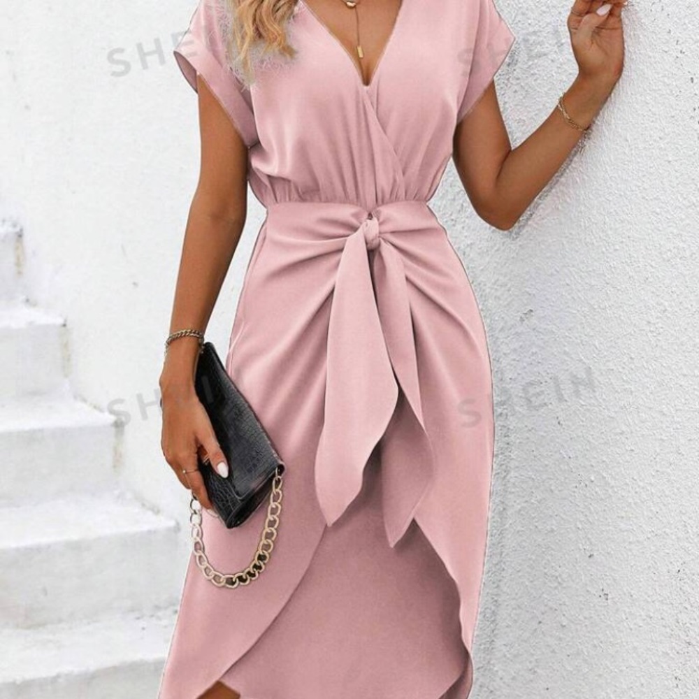 NIB light pink knot SHEIN dress.